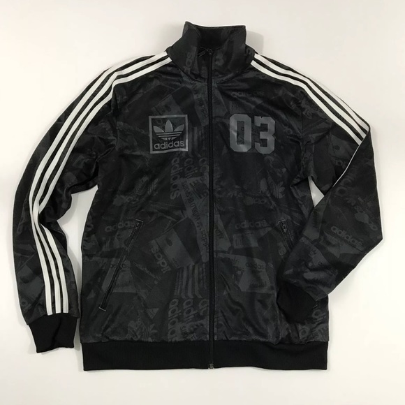 adidas black sports jacket